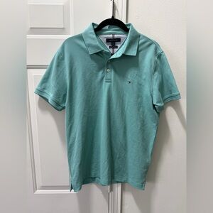 Tommy Hilfiger Men's Polo Shirt - Light Teal